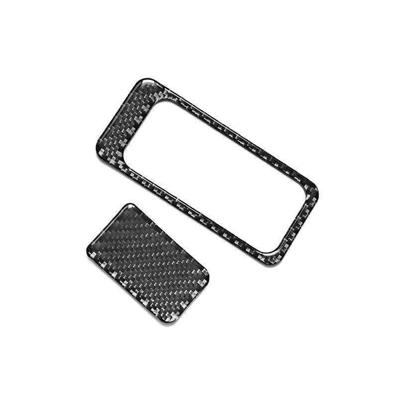 Carbon Fiber Glove Box Decorative Trim Cover Sticker for VW for Golf MK7 2014-2019