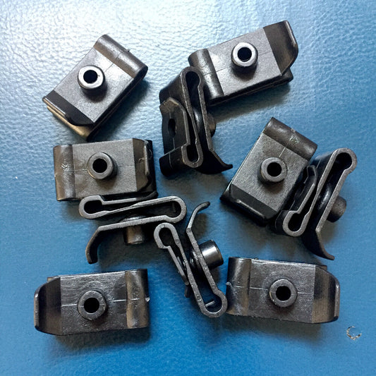 10 Nylon U-Nuts 12 Screw Retainers for Bumper Fender Mounting Clips Suitable for Lexus and for Toyota
