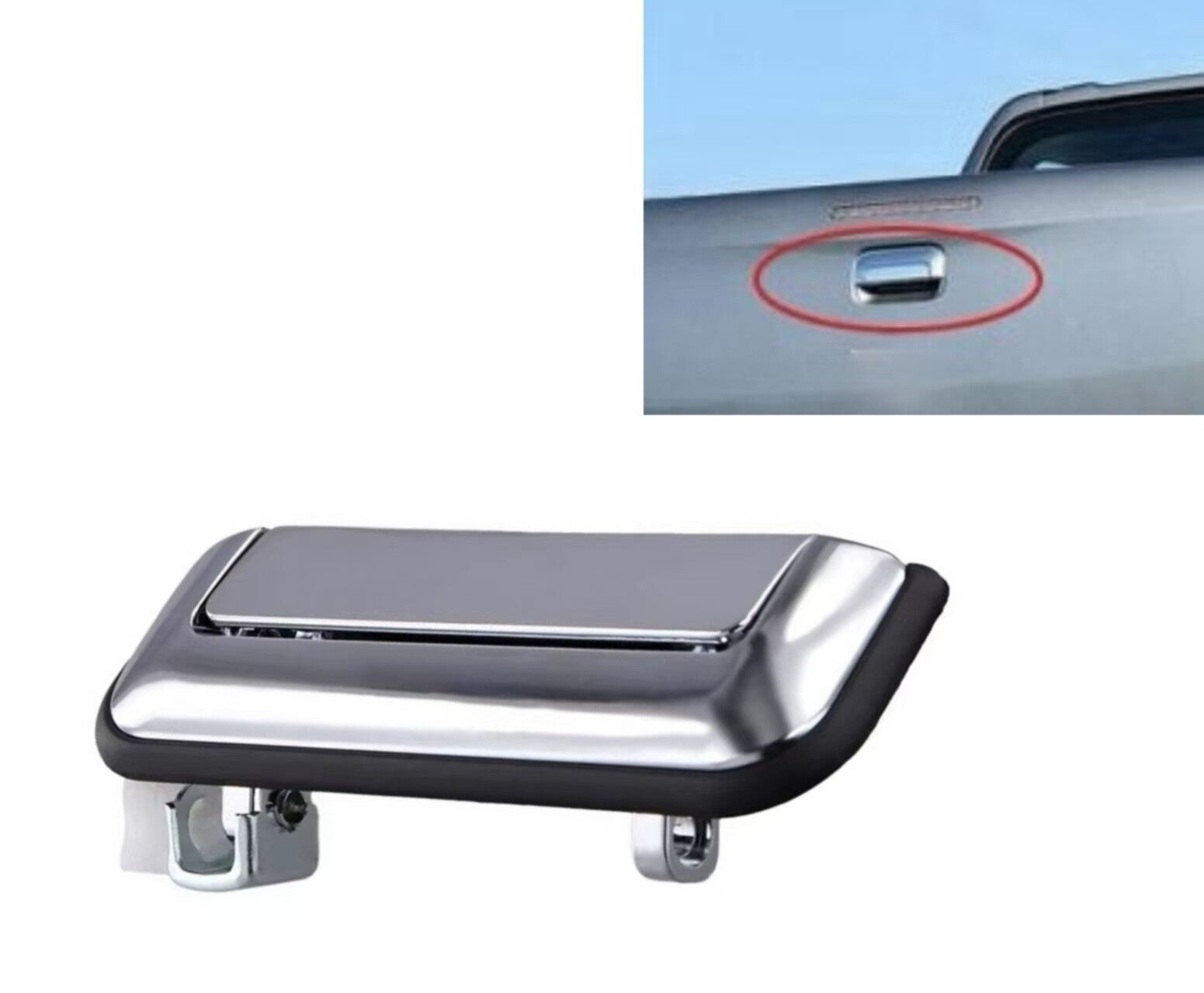 Rear Body Tailgate Outside Handle for Mitsubishi Pickup L200 Triton 2016-2018 p