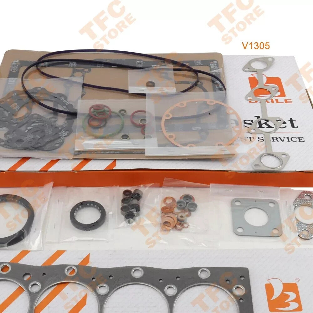 New STD Full Gasket Set Overhaul Gasket Kit FOR Kubota Tractor V1305 Engine??