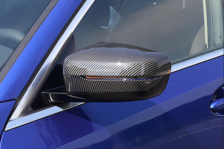 Rearview Mirror Exterior Cover Trim for BMW 3-Series G20 19-23 Carbon Fiber Look