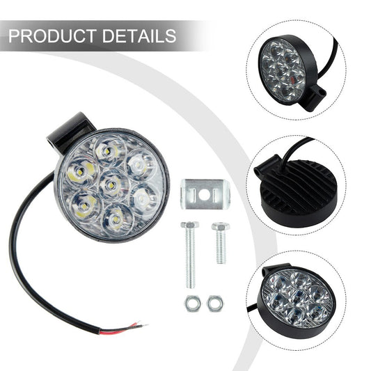 2.5in LED Work Light Bar Spot Pods Offroad Truck Driving Fog Lamp For 12-24V Car