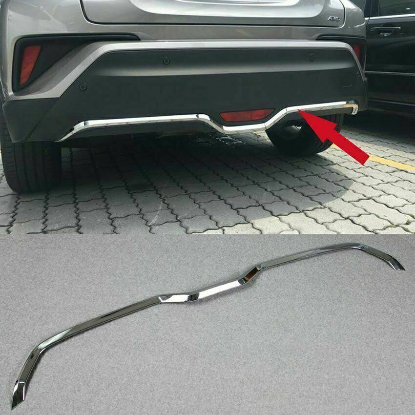 for Toyota CHR C-HR 2018-22 Rear Bumper Protector Decorate Cover Trim Chrome 1P
