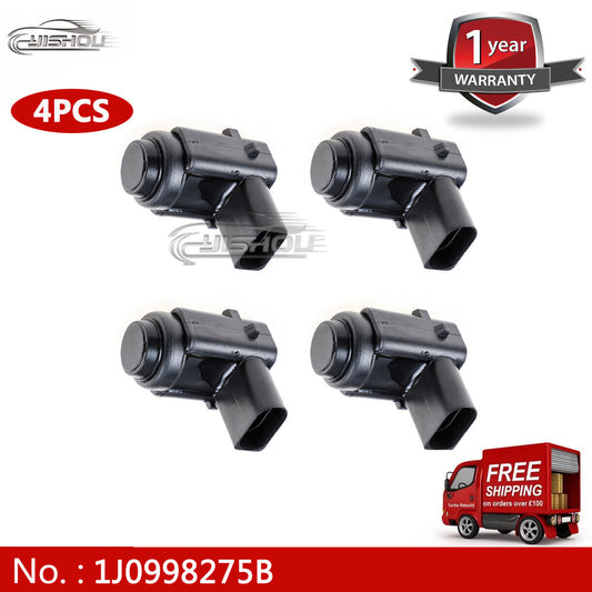 1J0998275B 4-piece PDC parking sensor set suitable for Audi , for Volkswagen for Golf , for Jetta , Touareg, Touran, Phaeton