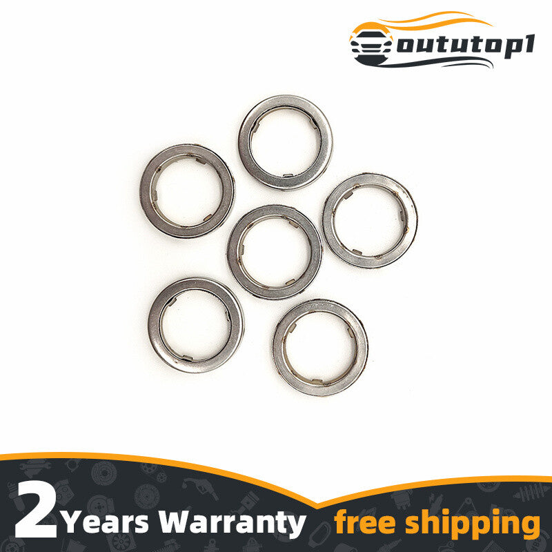 6-piece fuel injector decoupling element suitable for BMW 135i, 335i, 340i N20, B38, N55