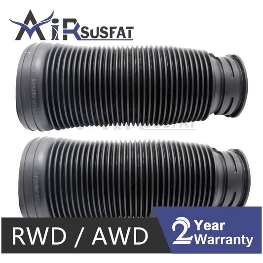 2X for Mercedes W220 S Class RWD AWD Front Dust Cover Boots Air Suspension 98-06