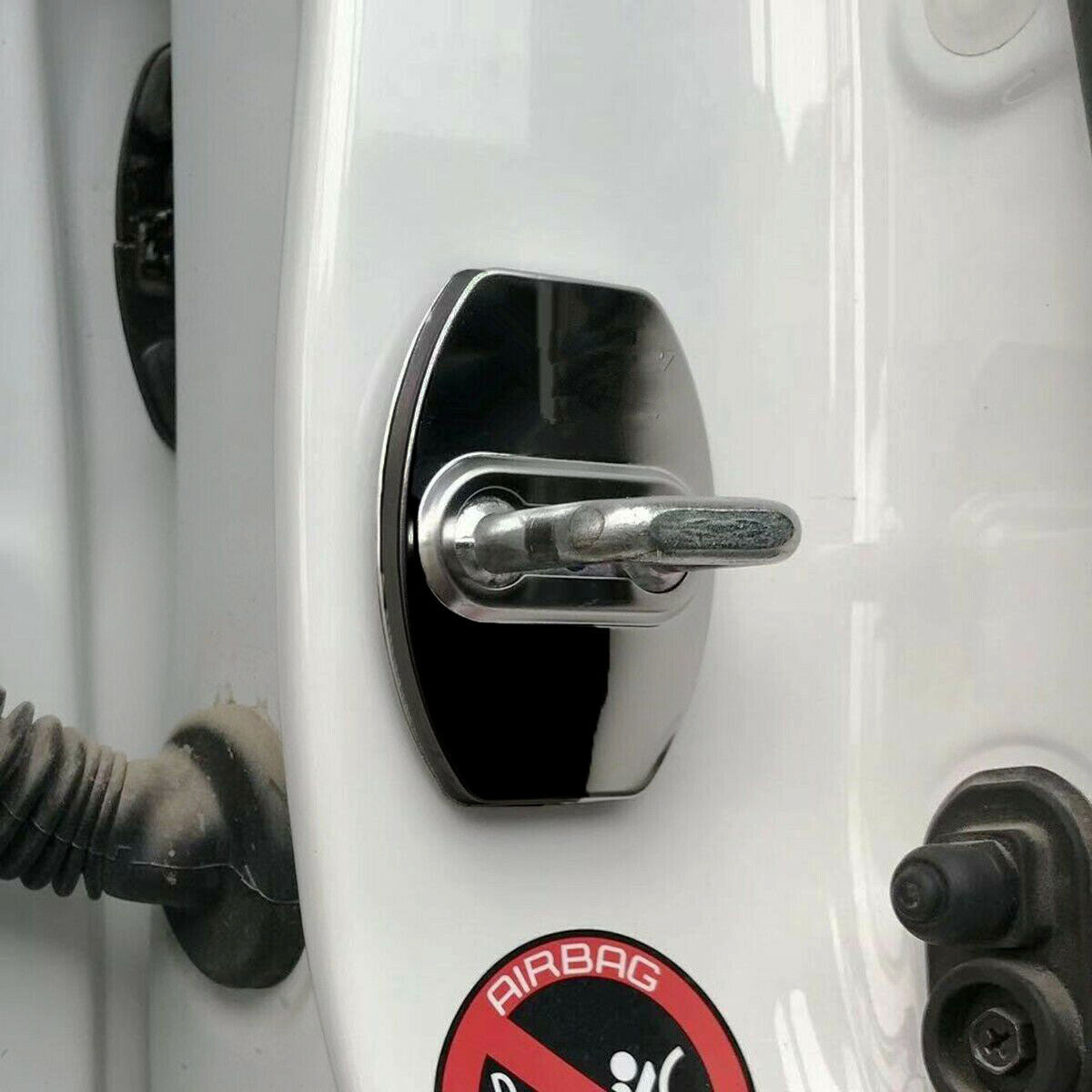 Accessories Stainless Steel Door Lock Protective Cover for Chevrolet Silverado