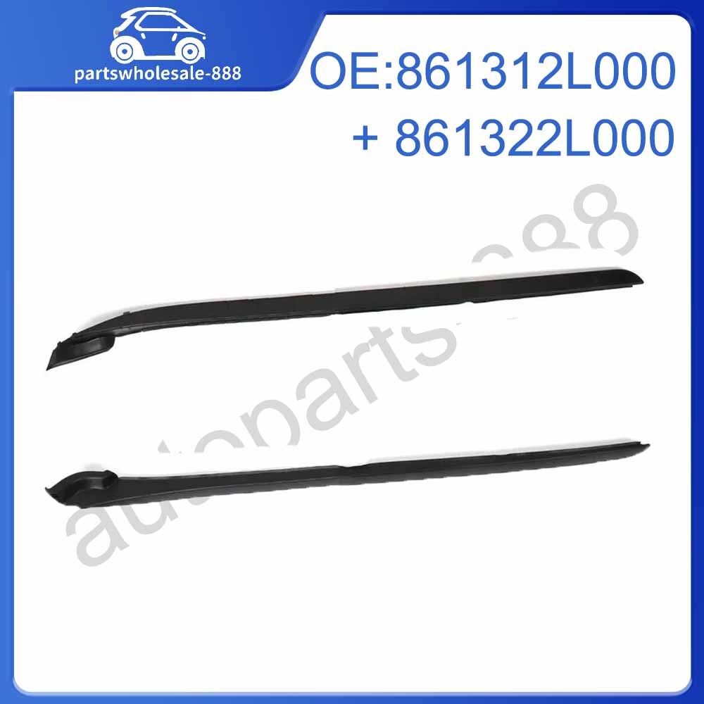 2Pcs Fits for Elantra Touring 09-12 Front Glass Windshield Pillar Molding Left Right