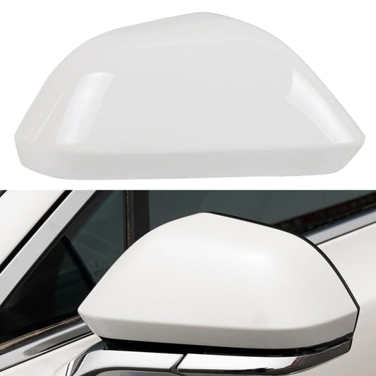 Left White Side Rear View Mirror Cover Trim Fit for Lincoln MKZ 2013-2020