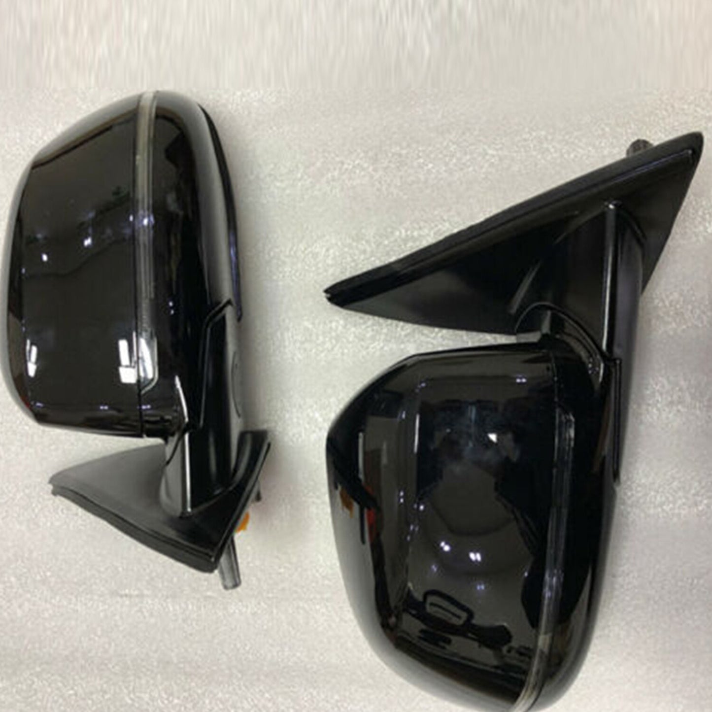 Pair F15 Car Side Door Mirror Set for BMW X5 Series 5 Pins 2013-2018 Black New