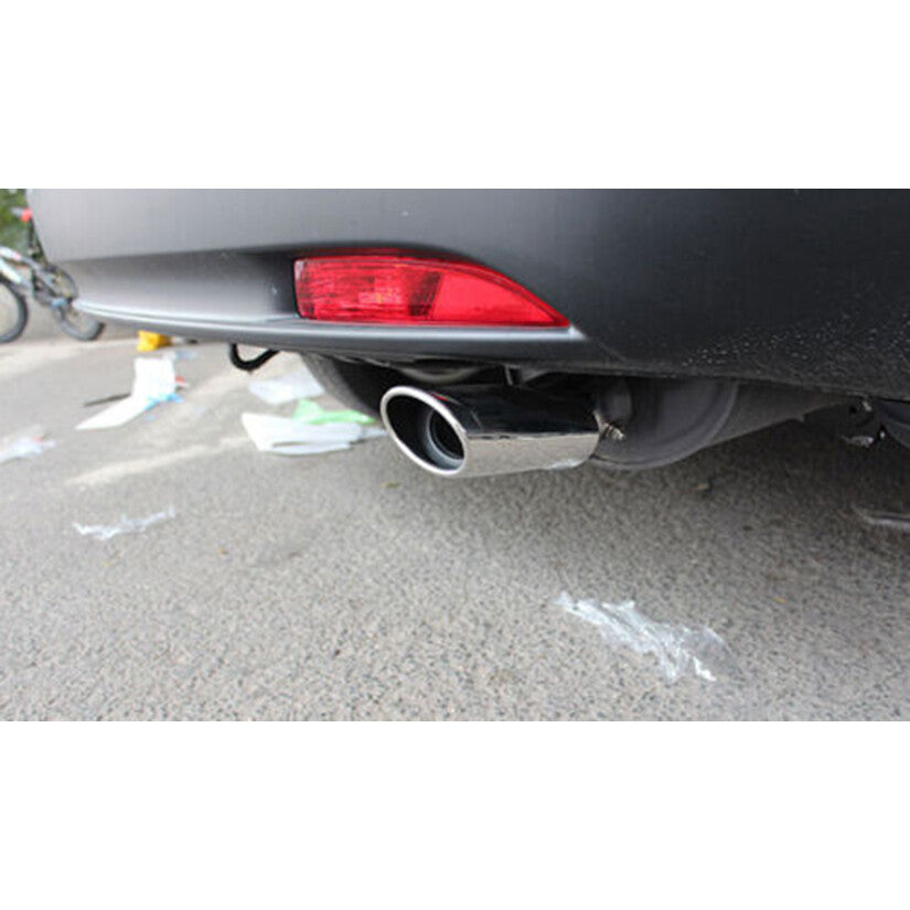for Honda CR-V 2012-2016 Silver steel Car Exhaust Muffler Tip Tail Pipe End Trim