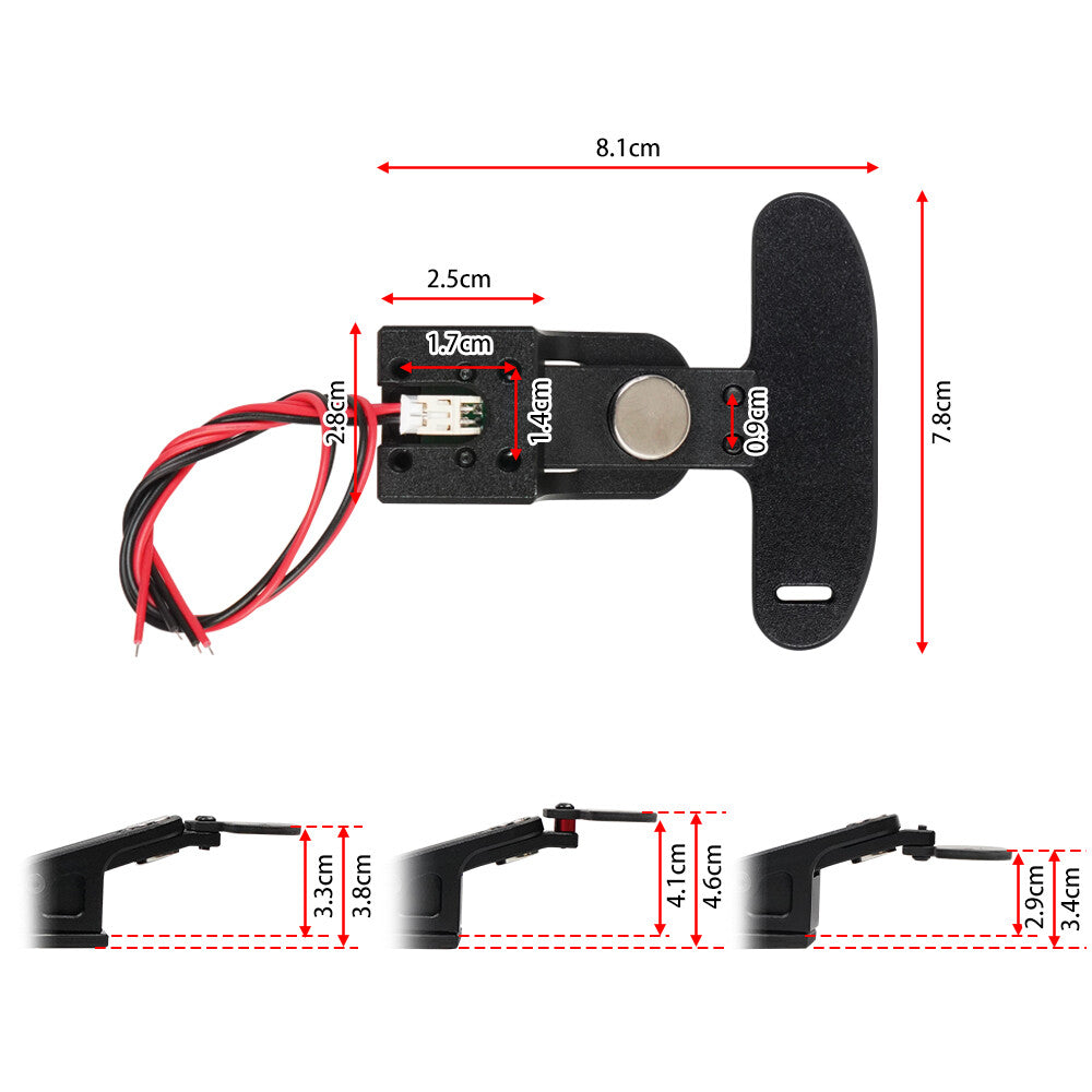 Racing Simulation Steering Wheel Magnetic Shift Paddle For Logitech G920 G29 G25