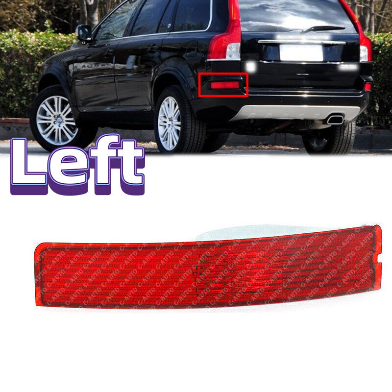 Left for Volvo XC90 2007-2014 Rear Driver Side Bumper Brake Light Tail Light