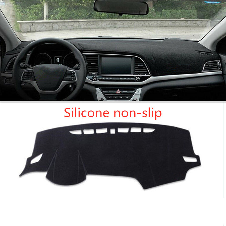 for Hyundai for Elantra 2017- 2020 Black Dashboard Dash Mat DashMat Sun Cover Pad