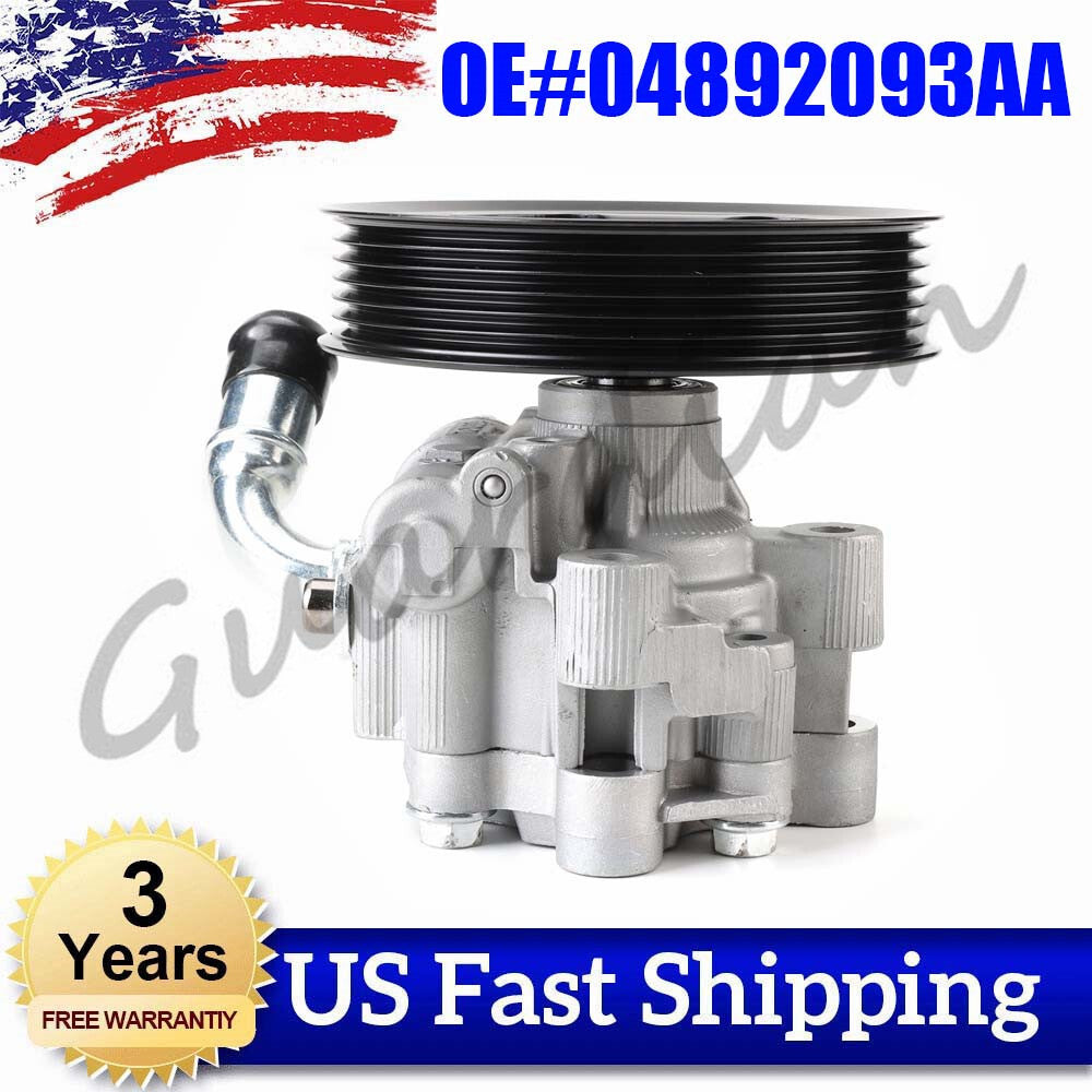 Power Steering Pump w/ Pulley 04892093AA for Dodge Charger Magnum for Challenger