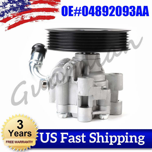 Power Steering Pump w/ Pulley 04892093AA for Dodge Charger Magnum for Challenger