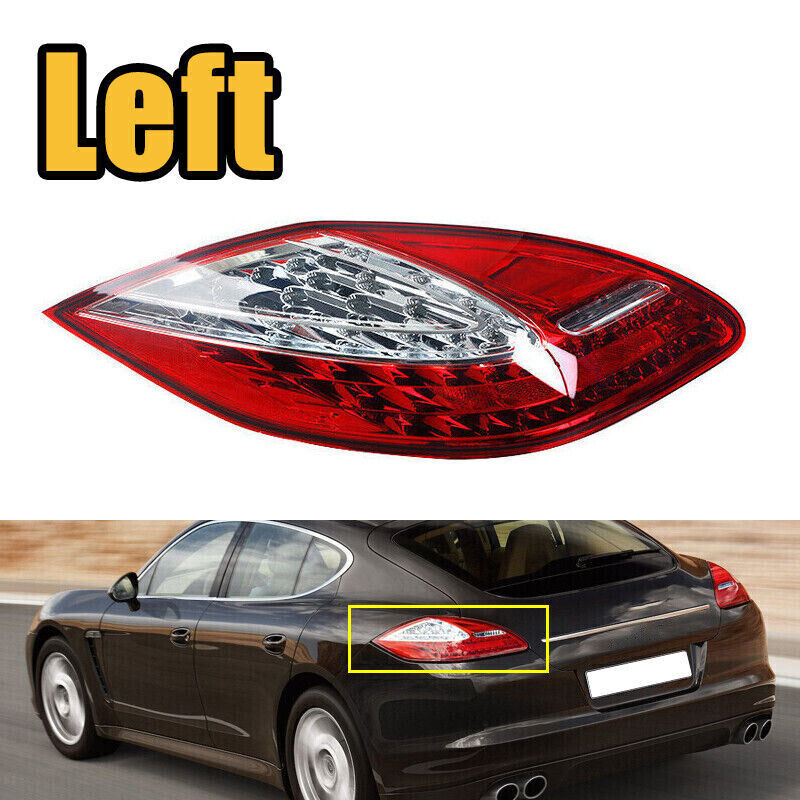 Applicable to for Porsche for Panamera 2010 - 2013: Left LED taillight, brake light, turn signal warning.