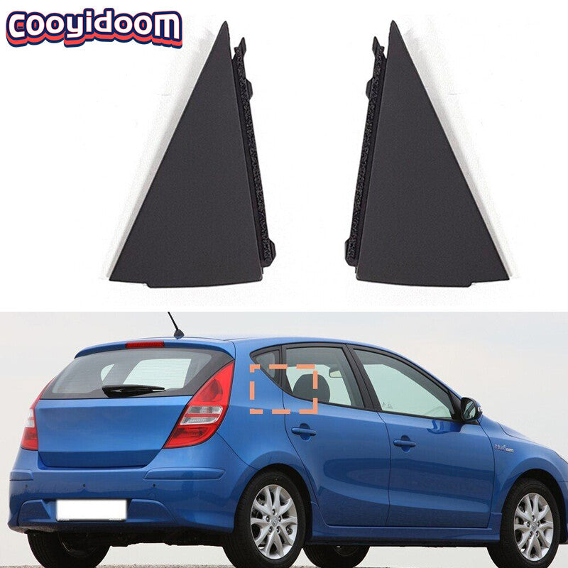 2-Pack Rear Door Delta Corner Trim Covers for Hyundai i30 2008-2011