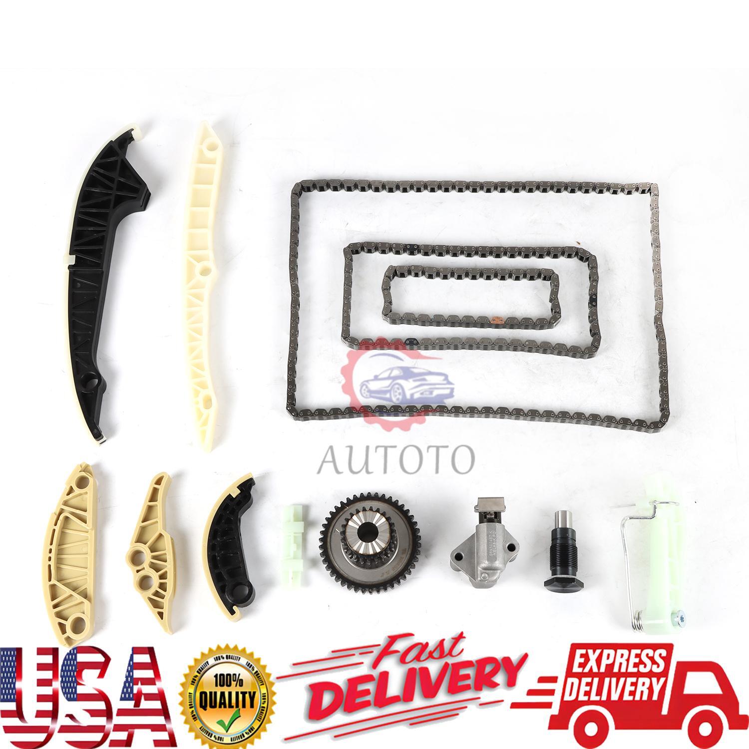 Timing Chain Kit Fits for VW for Jetta for Golf MK5 MK6 for Passat for Audi 1.8T 2.0T A4 EA888