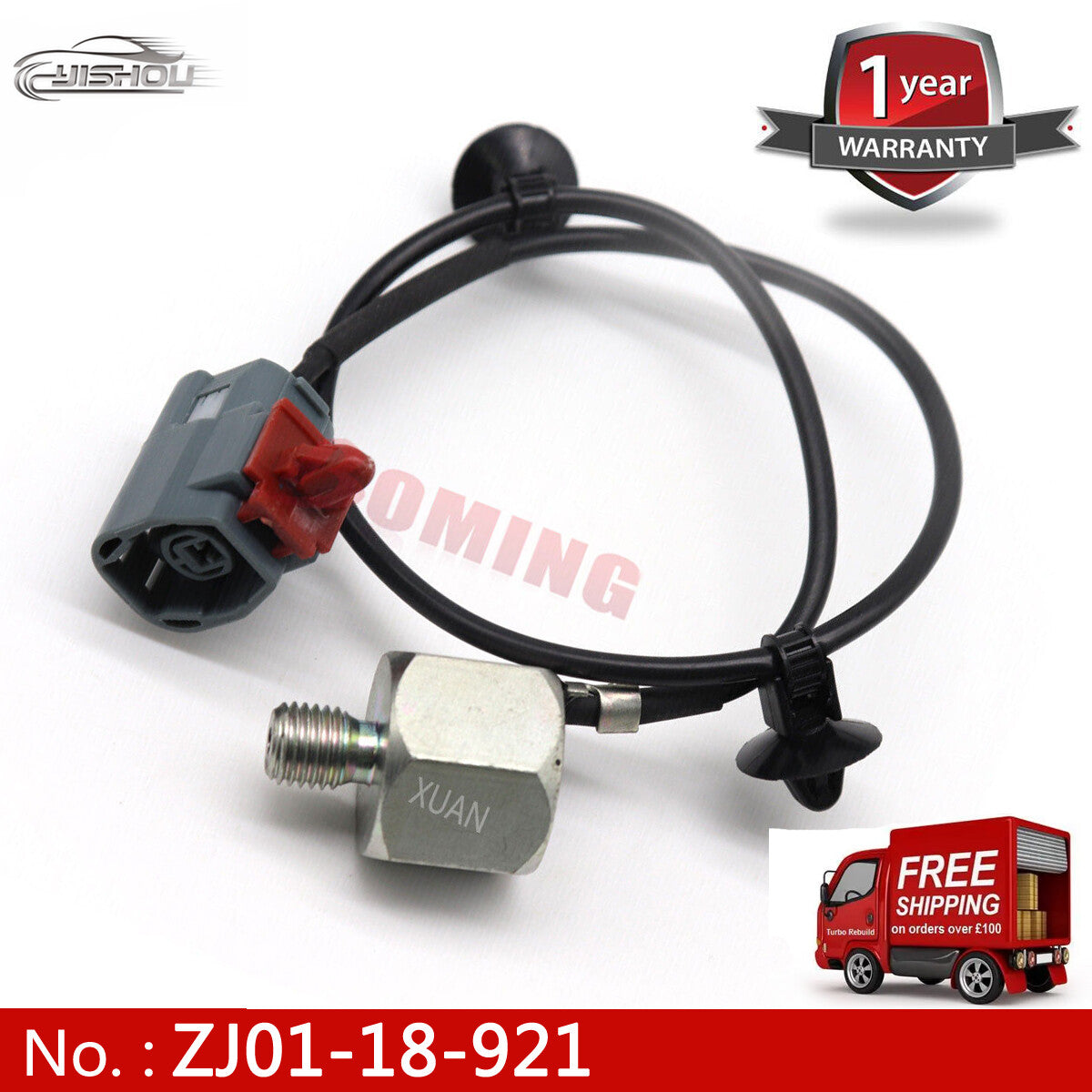 Detonation Knock sensor ZJ01-18-921 is suitable for Mazda 3, 5, CR19, 6, 1.3, 2.0, and 2.3 liters, as well as for Mazda 2.