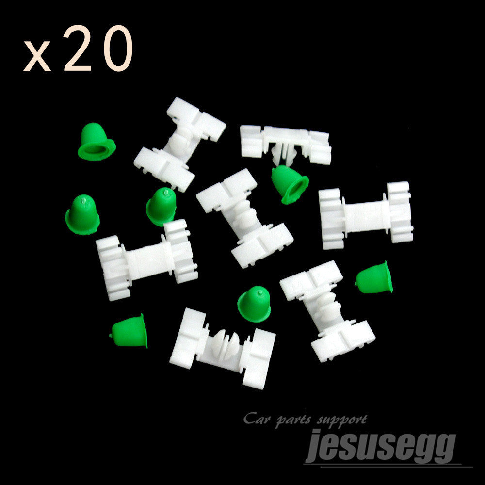 20Pcs Nylon Door Fender Moulding Trim Clip for BMW E36 E46 325 328 323 330 M3