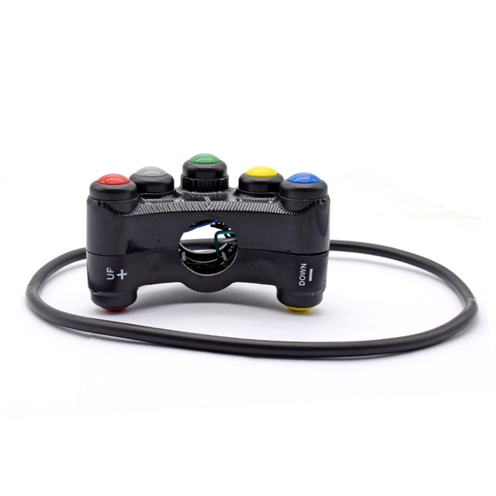 Universal 7/8 Motorcycle Race Bike Handlebar Switches Assembly 7 Button Array
