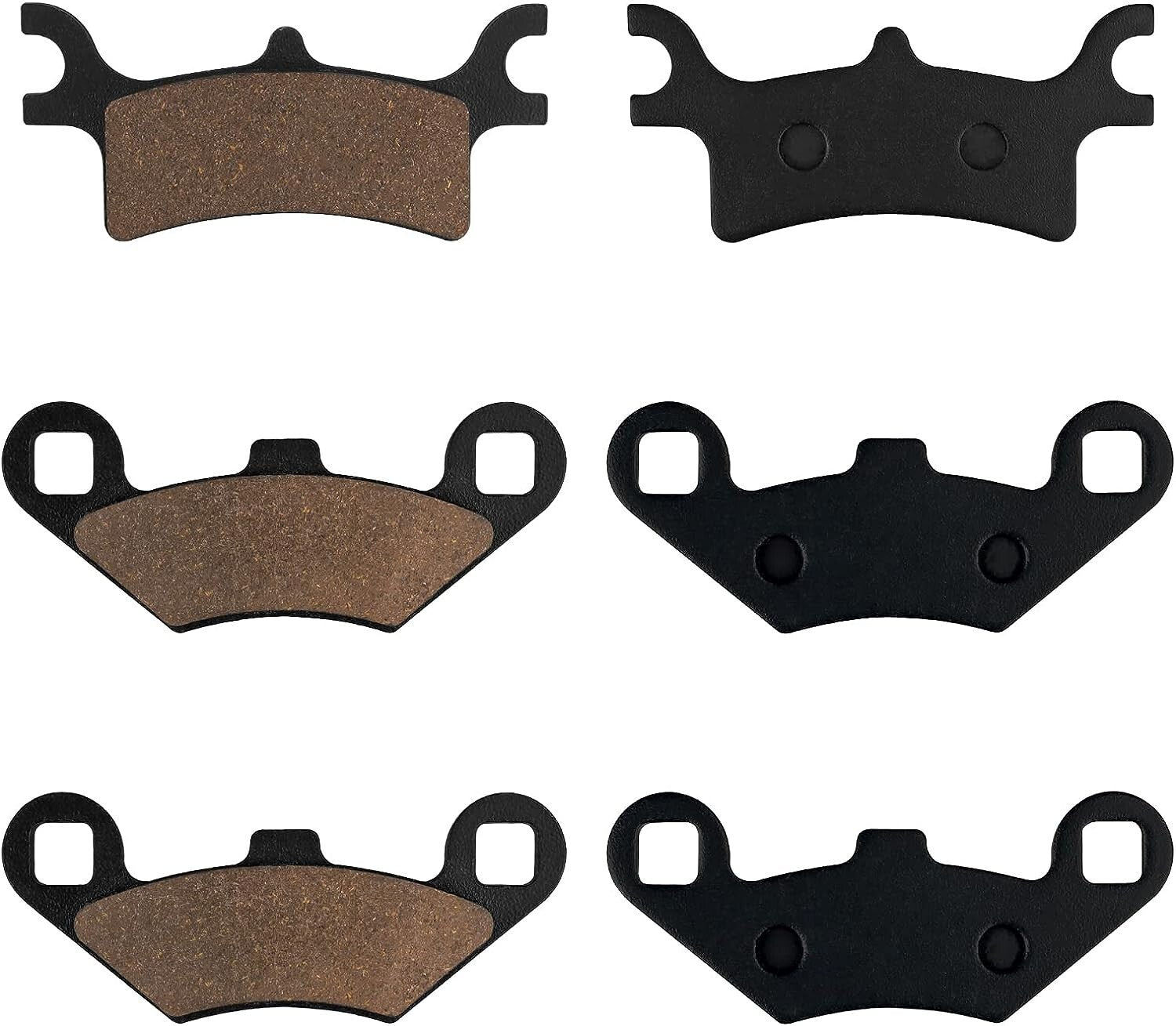 Front and Rear Brake Pads for Polaris Scrambler 500 Twin 700 EFI MV Twin 800