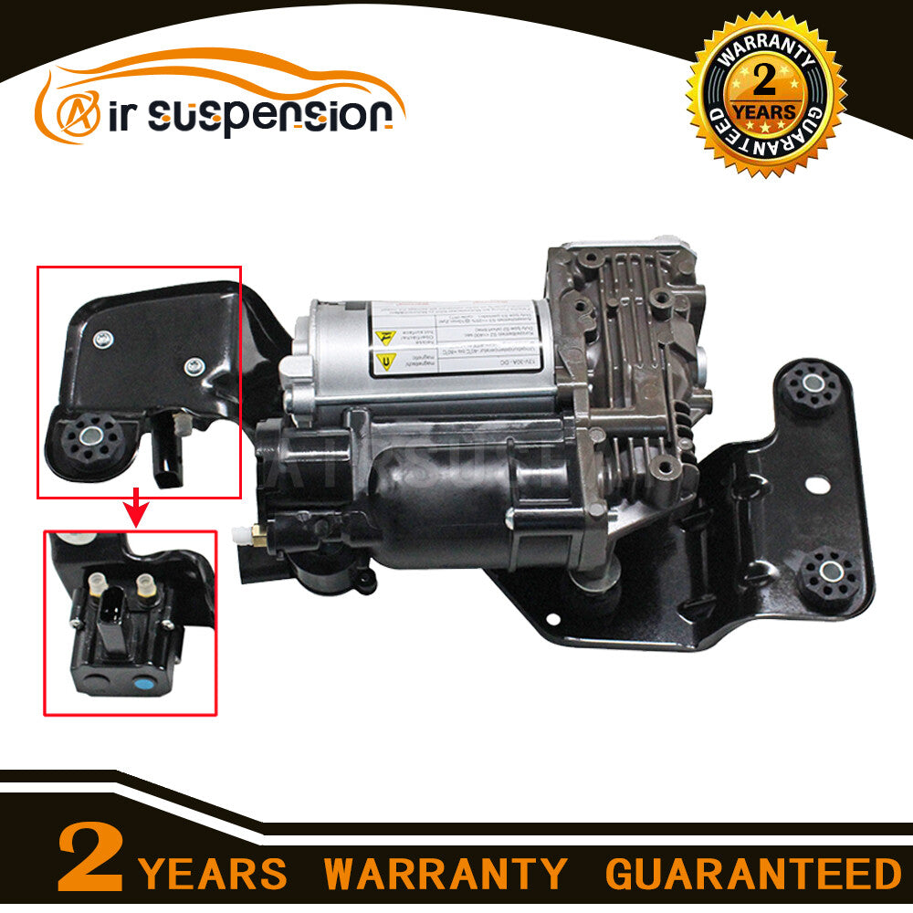 Air Suspension Compressor Pump w/Bracket Valve Block for BMW X5 E70 X6 E71 E72