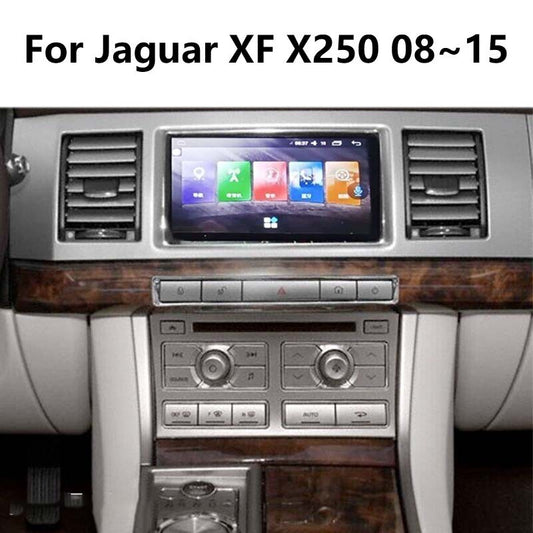 for Jaguar XF X250 CarPlay 08~15 Touchscreen radio Android GPS Navigation 10.4