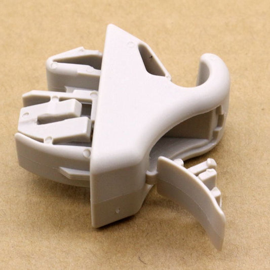 Driver or passenger side sun visor clip for Mitsubishi Montero III 2000-06 Beige