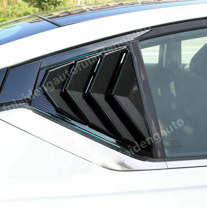 for Nissan Teana Altima 19-2022 carbon fiber Rear Side Window Vent shutter trim