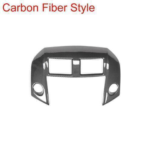 1P Carbon Fiber Grain Middle Console Navigation Frame Trim for Toyota RAV4 06-12