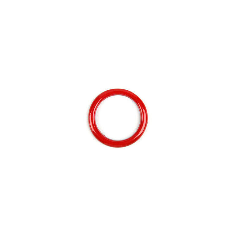 Red Central Console Clock Ring Cover Fit for Porsche MACAN 2014-2020