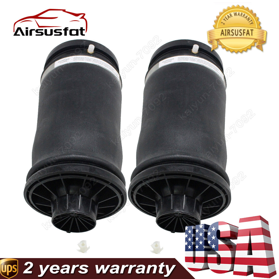 2x for Mercedes W164 X164 W166 ML/GL-CLASS Rear Air Suspension Spring 1643200425