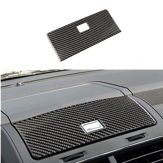 Carbon Fiber Central Storage Box Panel Cover Trim for Dodge Journey 2009-2010