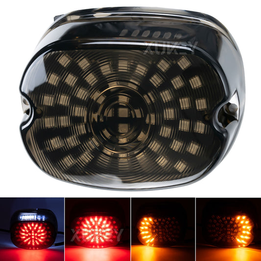 Smoked Motorcycle Rear Tail Brake Running Light for Harley Road King Electra FXR