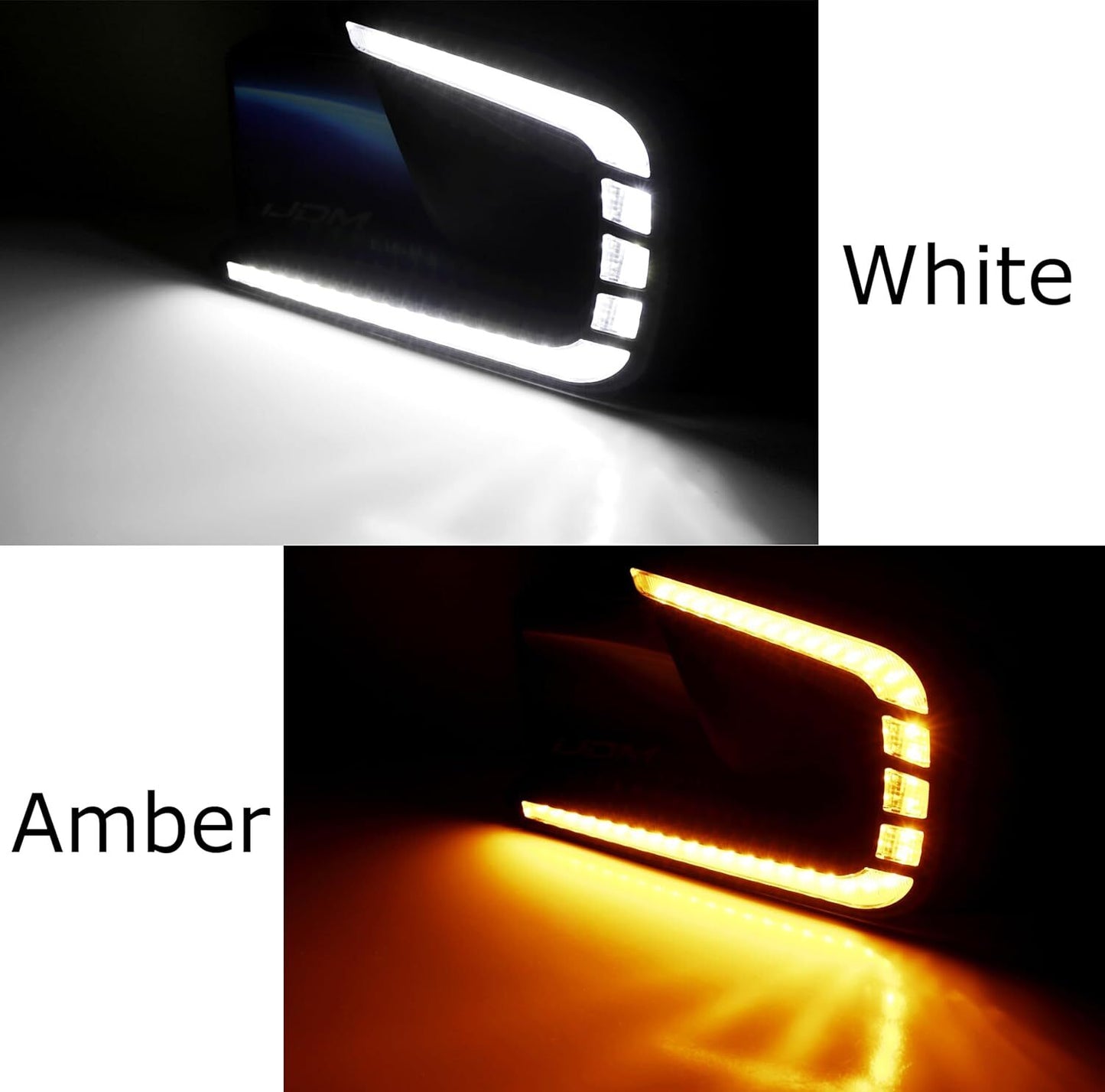 For 2022 2023 2024 for Honda for Civic Sedan Hatchback Driving LED DRL Fog Lights Kit