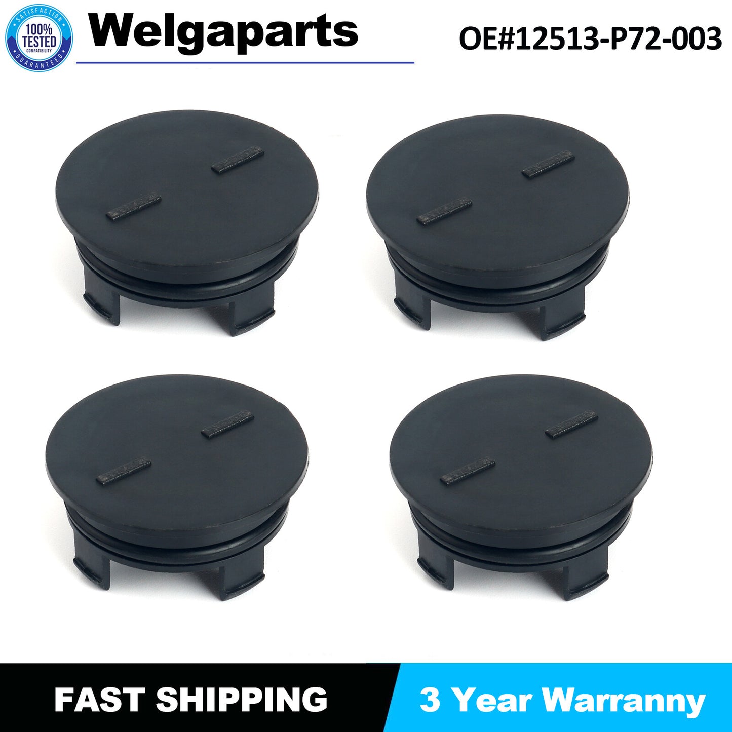 4pcs Head Rear Cam Plug + Seal for Honda for Civic Cylinder CR-V CR-Z HR-V Insight