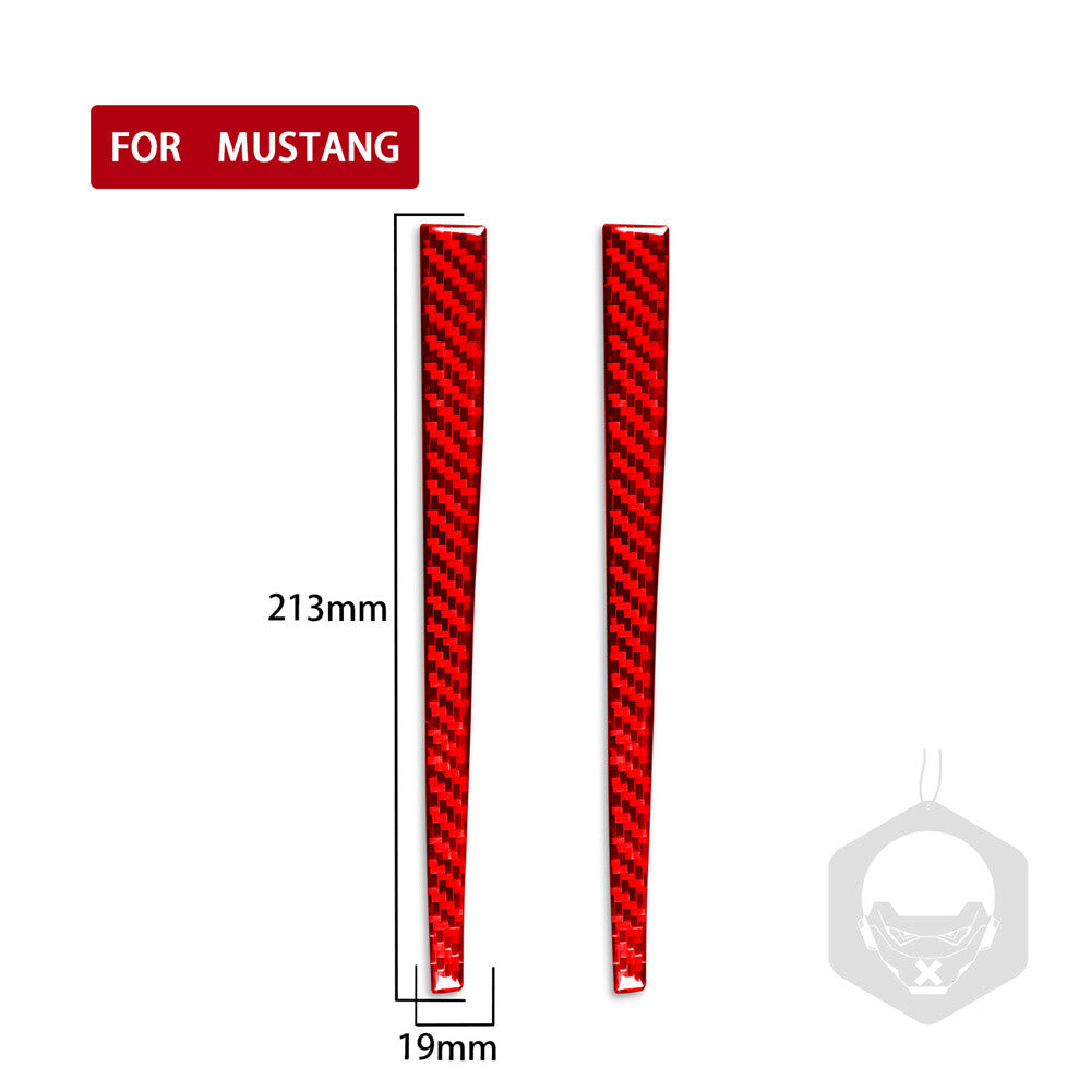 Red Carbon Fiber Interior Central Control Panel Cover for Ford for Mustang 1996-2003