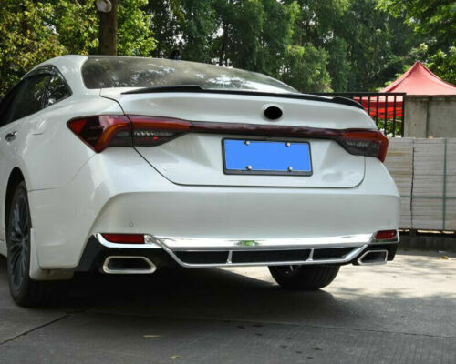 ABS Chrome Rear Bumper Lip Protector Cover Trims 4P for Toyota for Avalon 2019-2021