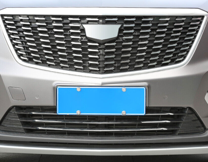 for Cadillac XT4 2019-23 Black Steel Front Bumper Anti-Insect Net Grille Mesh 4P
