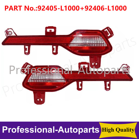 2Pcs Rear LR Bumper Reflector lamps Tail Light for Hyundai Sonata 2020 2021