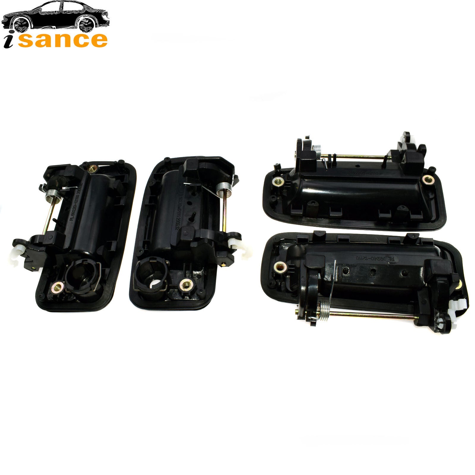 4-piece door handle set suitable for Toyota for Corolla 88-92 (front, rear, left, and right exteriors)