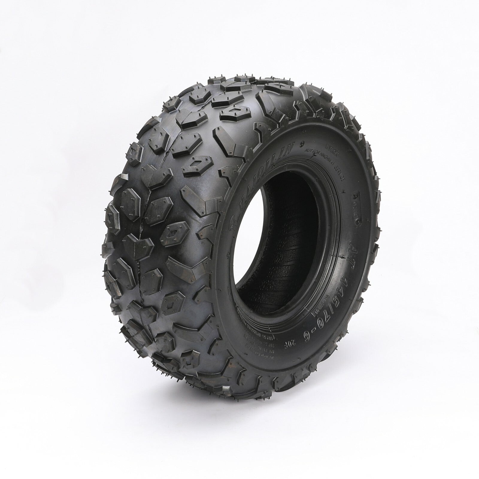 A pair of 145/70-6 tubeless tires (145x70x6) suitable for all-terrain vehicles with four coolers, Taodao for Mini Bikes.
