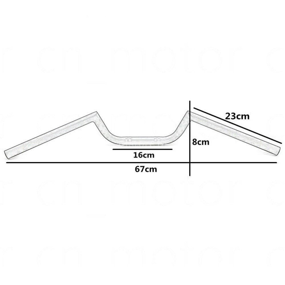 7/8 inch motorcycle handlebars for Cruiser Chopper Cafe Racer for Honda Z
