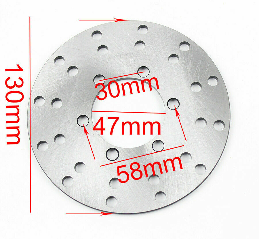 130MM Steel Front Disc Brake Rotor 150C-250CC ATV Quad Taotao NST Sunl