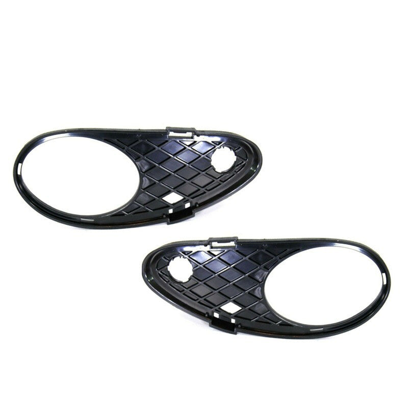 1 Pair for Mercedes-Benz C230 2003-2007 Front Bumper Fog Light Trim Cover