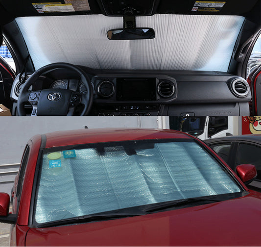 Fit for Toyota Tacoma 2016 - 2023 Windshield Sunshade Custom Fit for Sun Visors