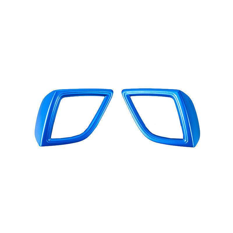 Fit for Mazda 3 Axela 2014-2019 Bright Blue Left And Right Air Outlet Vent Trim
