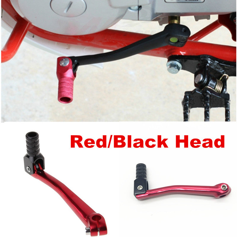 Red/Black Head Motorcycle Bike Gear Shift Shifter Lever CNC Aluminum Fitment